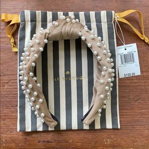 Lele Sadoughi pearl headband